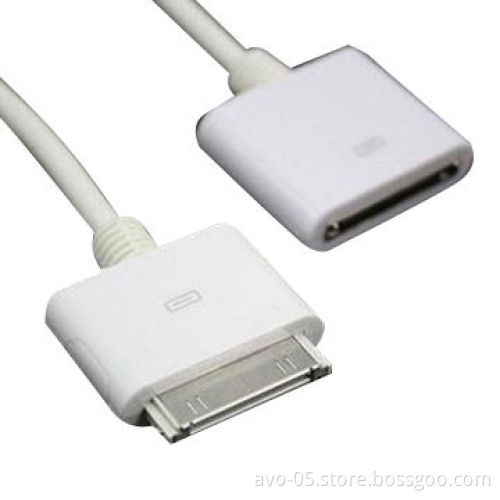 30-pin Male to Female Extension Cable for iPhone